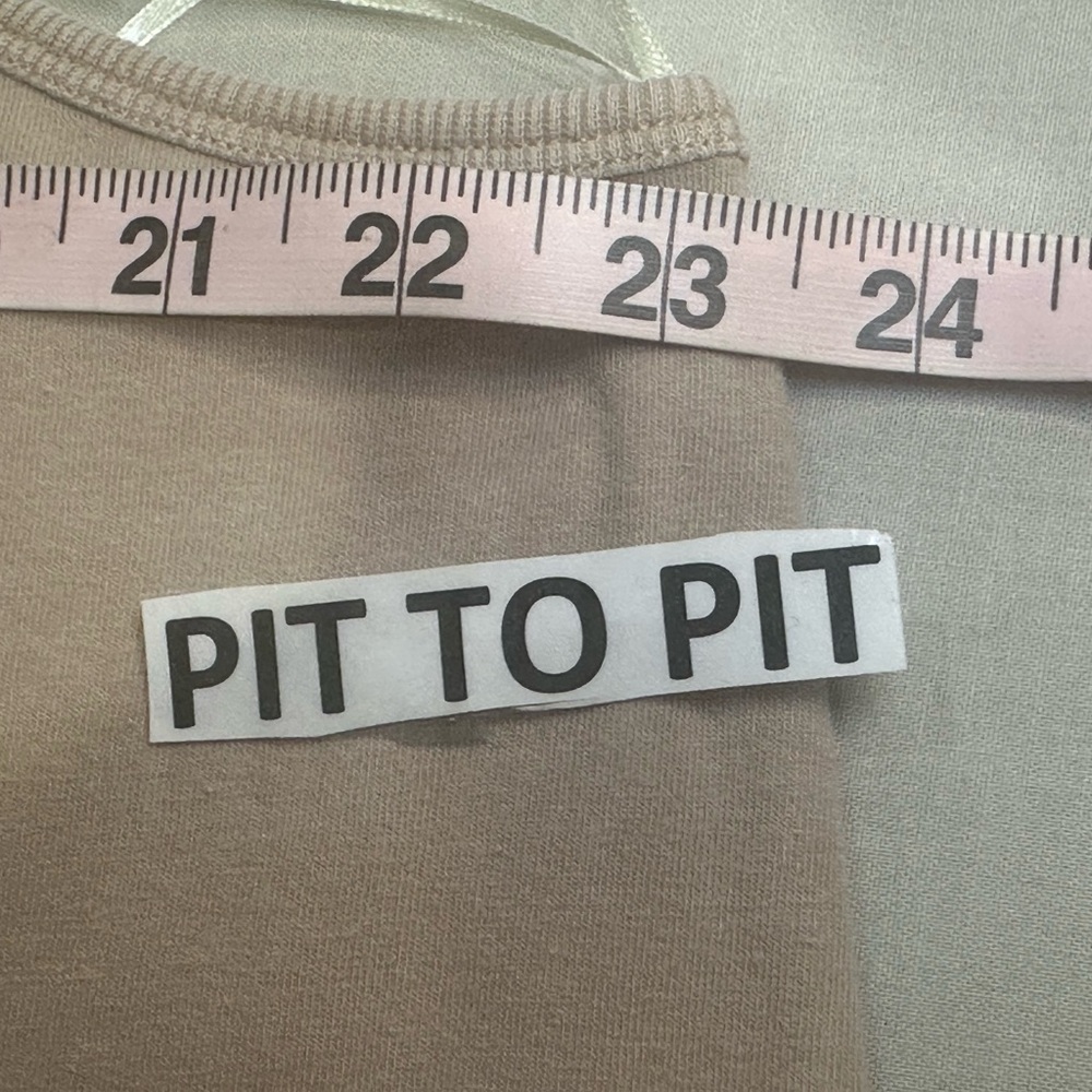 NWOT SIZE S/L Double Zero Tan Jumpsuit - Picture 11 of 15